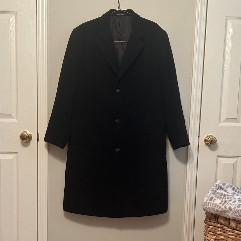 London Fog Classic Black Trench Coat